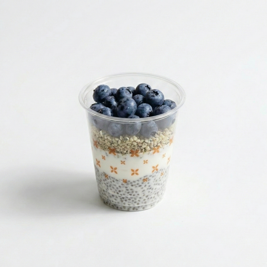 Organic Yogurt Chia Seeds Parfait
