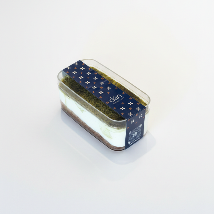 Dirty matcha tiramisu at dän Bakery & Café