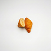 Two croissants on a white background in morristown nj