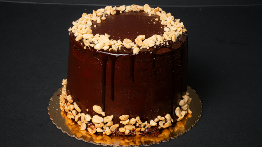 Peanut Caramel Cake