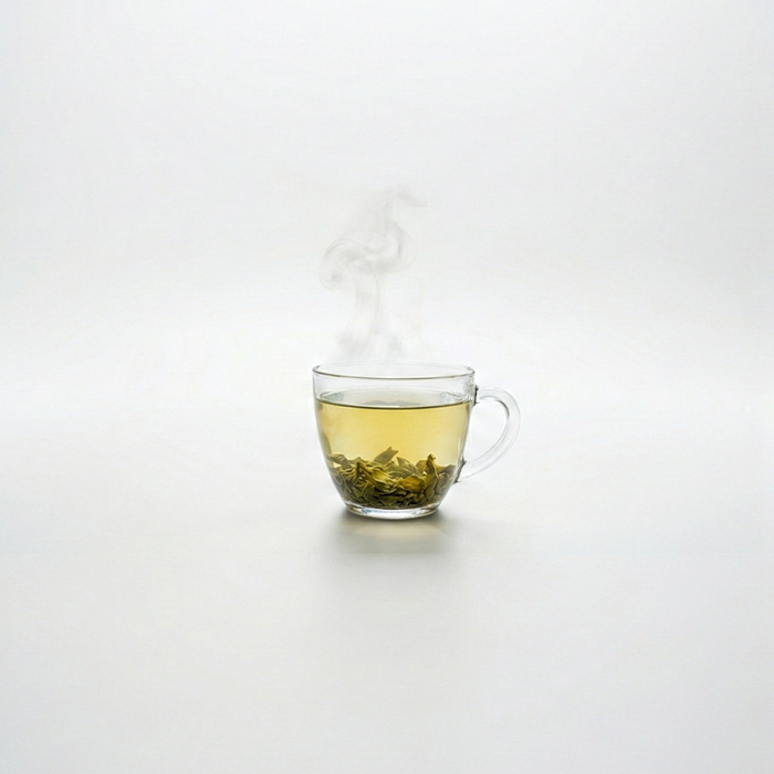 Green tea at dän Bakery & Café